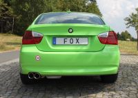 Fox sport exhaust part fits for BMW E90/91 318i/ 320i final silencer - 2x76 type 24