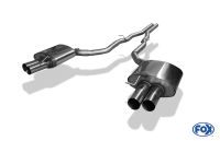 Fox sport exhaust part fits for BMW F10 525d final silencer right/left - 2x80 type 10 right/left