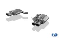 Fox sport exhaust part fits for BMW F10 550i final silencer right/left - 2x90 type 16 right/left