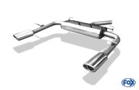 Fox sport exhaust part fits for Chrysler Sebring Coupe & Cabrio type JS final silencer right/left - 115x85 type 33 right/left