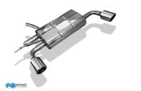 Fox sport exhaust part fits for Dacia Duster 4x4 final silencer cross exit right/left - 1x90 type 16 right/left