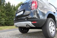 Fox sport exhaust part fits for Dacia Duster 4x2 - front wheels drive final silencer exit - 1x90 type 12 right/left