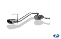 Fox sport exhaust part fits for Ford Focus II hatchback final silencer - 106x71 type 32