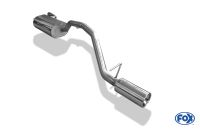 Fox sport exhaust part fits for Ford Focus II hatchback final silencer - 1x90 type 13