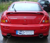 Fox sport exhaust part fits for Hyundai Coupe type GK - 2,7l V6 final silencer right/left - 129x106 type 32 right/left