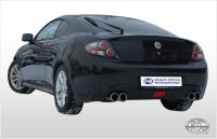 Fox sport exhaust part fits for Hyundai Coupe type GK Facelift final silencer right/left - 2x90 type 12 right/left