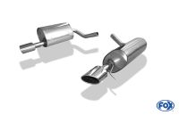 Fox sport exhaust part fits for Jaguar S-type type CCX final silencer right/left - 115x85 type 38 right/left