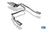 Fox sport exhaust part fits for Jeep Commander Typ XK final silencer exit right/left - 140x90 type 32 right/left