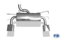 Fox sport exhaust part fits for Jeep Wrangler III - JK final silencer cross exit right/left - 160x80 type 53 right/left