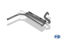 Fox sport exhaust part fits for Lada Niva 4x4 final silencer cross exit left - 1x45 type 10 left