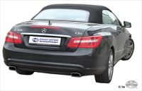 Fox sport exhaust part fits for Mercedes E-Class W212- 4 cylinders final silencer right/left  - 145x65 type 59 right/left
