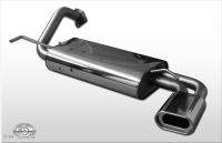 Fox sport exhaust part fits for Mitsubishi Colt type CAO/ CJO final silencer - 135x80 type 53