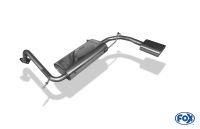 Fox sport exhaust part fits for Mitsubishi Lancer IV notchback final silencer - 160x80 type 53