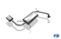 Fox sport exhaust part fits for Mitsubishi Lancer IV notchback final silencer - 160x80 type 53