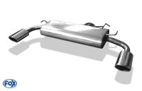 Fox sport exhaust part fits for Mitsubishi Lancer CYO - notchback/ sportback final silencer cross exit right/left - 115x85 type 32 right/left