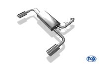 Fox sport exhaust part fits for Mitsubushi Lancer CYO - notchback/ sportback final silencer cross exit right/left - 115x85 type 32 right/left