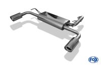 Fox sport exhaust part fits for Mitsubushi Lancer CYO - notchback/ sportback final silencer cross exit right/left - 1x100 type 17 right/left