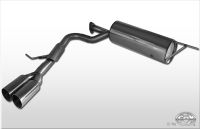 Fox sport exhaust part fits for Mitsubishi L200 type KAOT Fourcap 4-doors final silencer sidepipe - 2x76 type 10 on drivers side