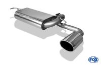 Fox sport exhaust part fits for Mitsubishi ASX 4x4 final silencer exit right - 129x106 type 44