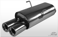 Fox sport exhaust part fits for Peugeot 106 I/II - 1,0 and 1,1 final silencer - 2x76 type 13