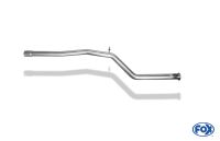 Fox sport exhaust part fits for Peugeot 206 S16/ 206cc S16 - 99kW front silencer replacement pipe