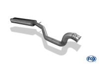 Fox sport exhaust part fits for Peugeot 206 RC front silencer