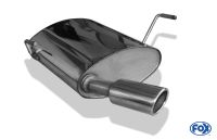 Fox sport exhaust part fits for Peugeot 206 SW final silencer - 106x71 type 32