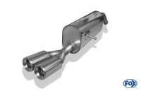 Fox sport exhaust part fits for Peugeot 207 SW (Estate) final silencer on one side - 2x80 type 13