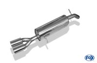 Fox sport exhaust part fits for Peugeot 207 SW (Estate) final silencer on one side - 2x80 type 13