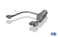 Fox sport exhaust part fits for Peugeot 208 GTI Final silencer exit right/left - 2x76 Type 13 right/left