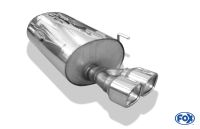 Fox sport exhaust part fits for Peugeot 406 station wagon final silencer - 93x79 type 71