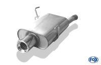 Fox sport exhaust part fits for Peugeot 406 station wagon final silencer - 1x90 type 13
