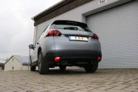 Fox sport exhaust part fits for Peugeot 2008 final silencer exit right/left - 145x65 type 59 right/left