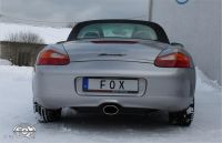 Fox sport exhaust part fits for Porsche Boxster type 986 final silencer - 140x90 type 32 center