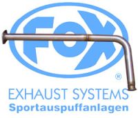 Fox sport exhaust part fits for Renault Clio I B/C 57 front silencer replacement pipe