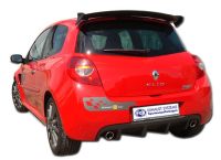 Fox sport exhaust part fits for Renault Clio III B Sport final silencer cross exit right/left - 1x76 type 17 right/left