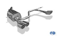 Fox sport exhaust part fits for Renault Clio IV final silencer exit right/left - 2x76 type 16 right/left