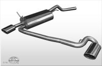 Fox sport exhaust part fits for Renault Megane I - type BA/ EA/ JA final silencer exit right/left  - 115x85 type 32 right/left