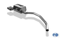 Fox sport exhaust part fits for Renault Megane III - Hatchback/ Coupe final silencer - 2x80 type 12