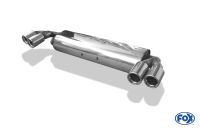 Fox sport exhaust part fits for MG TF final silencer exit right/left - 2x80 type 13 right/left