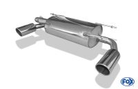 Fox sport exhaust part fits for Subaru BRZ final silencer exit right/left - 1x100 type 16 right/left