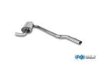 Fox sport exhaust part fits for Trabant 1.1 final silencer - 1x55 type 10