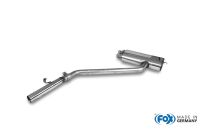 Fox sport exhaust part fits for Trabant 1.1 final silencer - 1x55 type 10 exit to the back