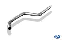 Fox sport exhaust part fits for VW Golf VII - 2,0l GTI/ TCR front silencer replacement pipe