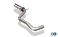 Fox sport exhaust part fits for VW Golf VII - 2,0l GTI/ TCR front silencer