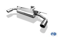 Fox sport exhaust part fits for VW Golf VII - GTI final silencer right/left - 1x90 type 16 right/left
