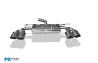 Fox sport exhaust part fits for VW Golf VII - GTI for R-Bumper final silencer right/left - 2x115x85 type 32 right/left