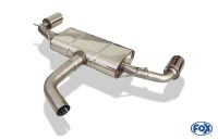 Fox sport exhaust part fits for VW Golf VII - 2,0l GTI Facelift + TCR final silencer right/left - 1x100 type 25 right/left