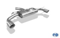 Fox sport exhaust part fits for VW Golf VII - GTI final silencer right/left - 1x100 type 25 right/left