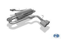 Fox sport exhaust part fits for Ford Ranger from 09/2016 - Double Cap final silencer exit laterally right and left on the vehicle - 2x115x85 type 38 right/left